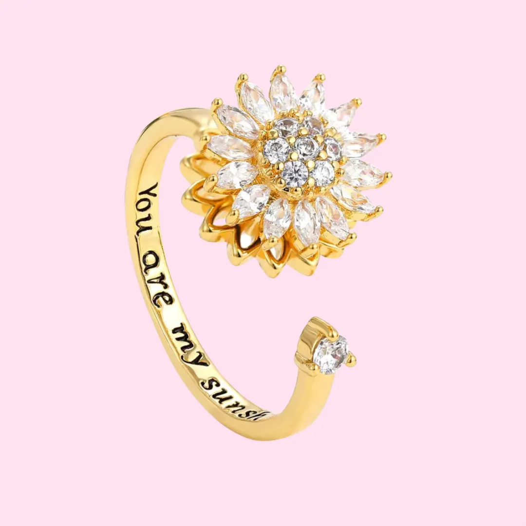 Sunflower Anti-Stress/Anxiety Fidget Ring