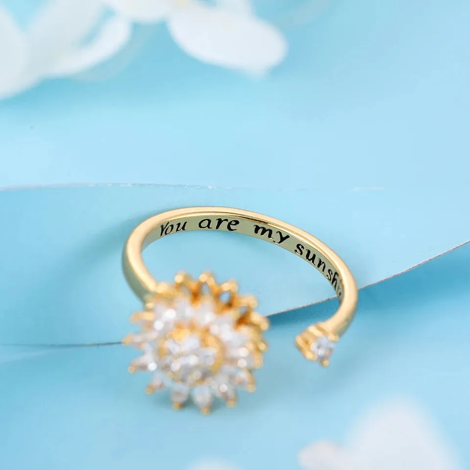 Sunflower Anti-Stress/Anxiety Fidget Ring