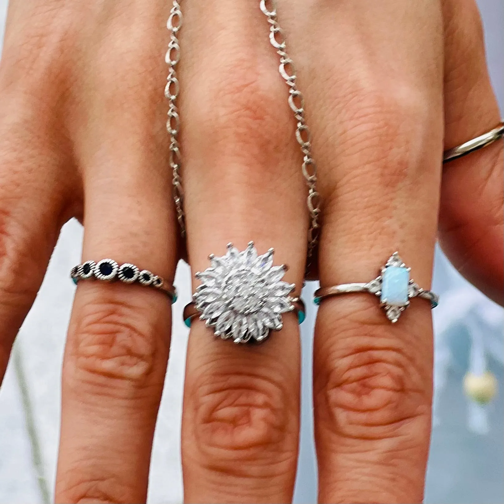 Sunflower Anti-Stress/Anxiety Fidget Ring