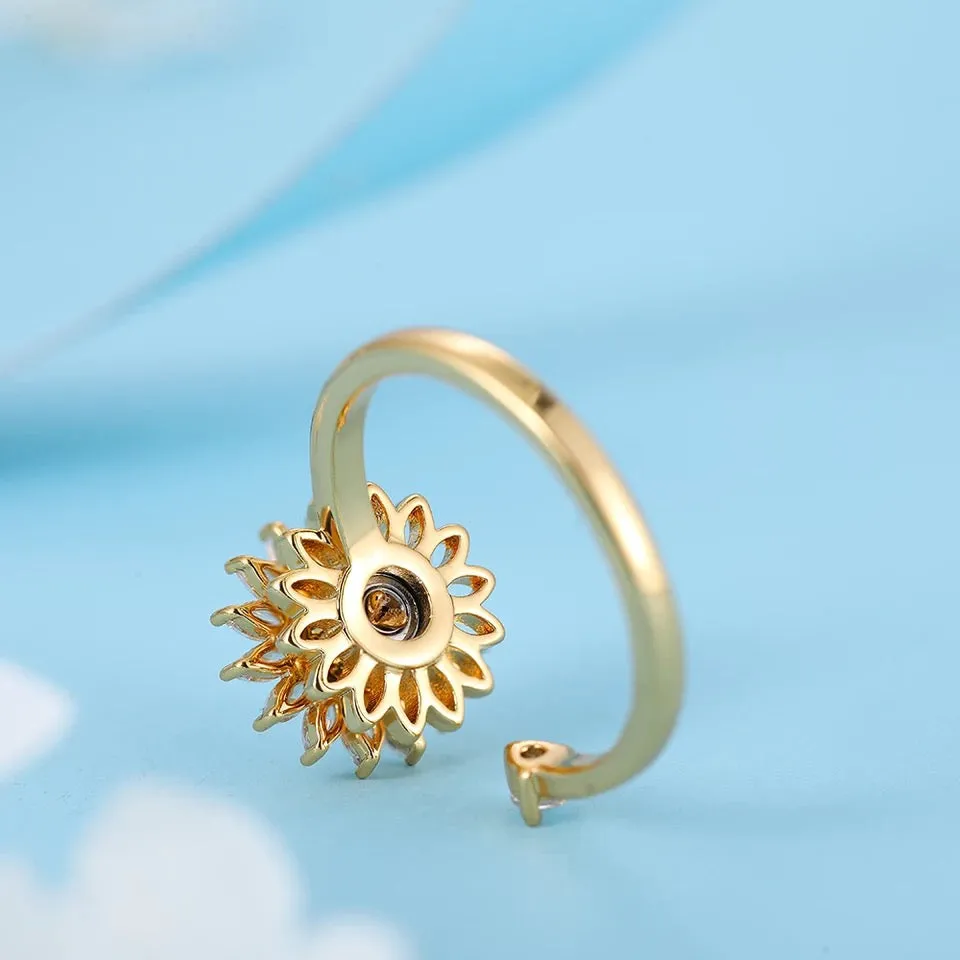 Sunflower Anti-Stress/Anxiety Fidget Ring