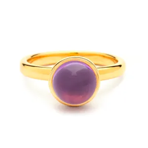 Syna Amethyst Stackable Bauble Ring