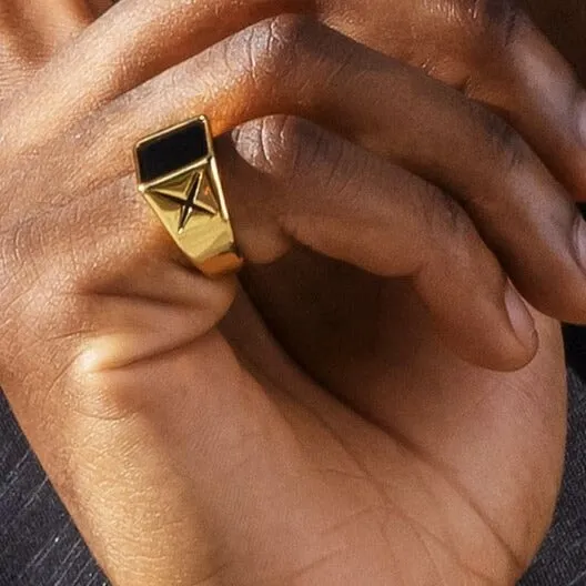 The Power® - Black Onyx Mens Ring