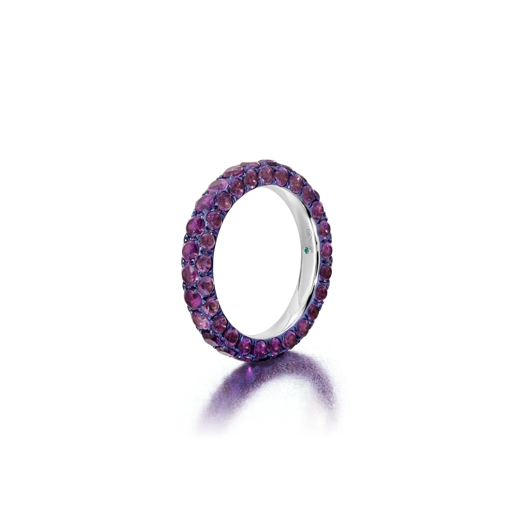 Three Sided Amethyst Ring