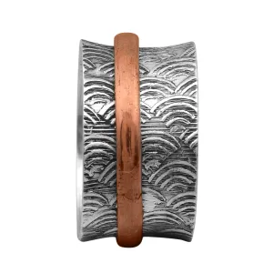 Two Banded Spinner Ring