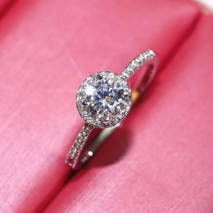 womens engagement ring | Brilliant Cut Ring | Resizable Engagement Ring | Round Diamond Ring | Diamond Rings | Engagement Ring Replacement