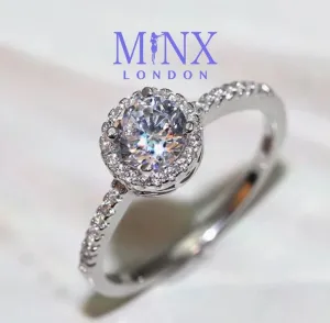 womens engagement ring | Brilliant Cut Ring | Resizable Engagement Ring | Round Diamond Ring | Diamond Rings | Engagement Ring Replacement