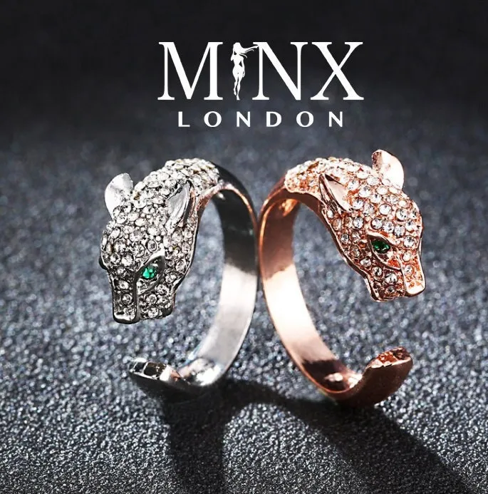 Womens Panther Ring | Fashion Ring | Charm Ring | Silver Ring | Rose Gold Ring | Ring for Girlfriend | Resizable Ring | Stackable Ring