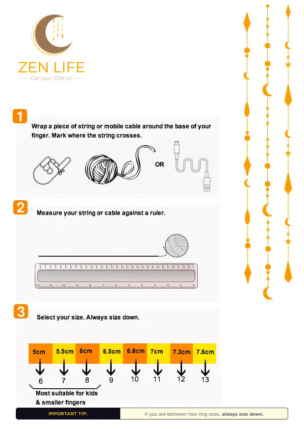 Zen Life Anxiety Spinner Ring (Cosmic)