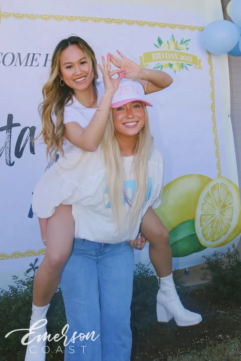 Zeta Tau Alpha Turquoise Greek Letter Bid Day Jersey