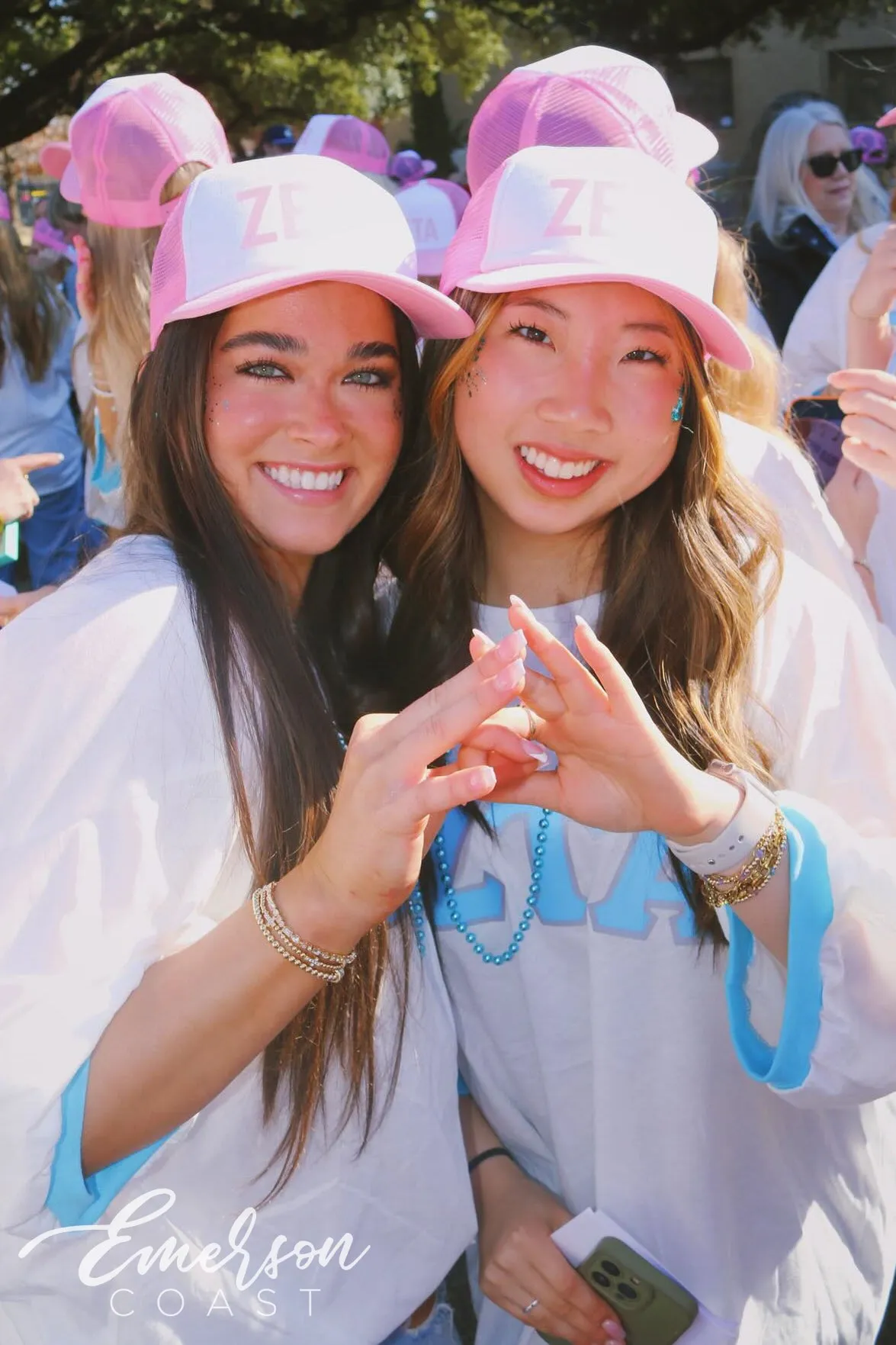 Zeta Tau Alpha Turquoise Greek Letter Bid Day Jersey