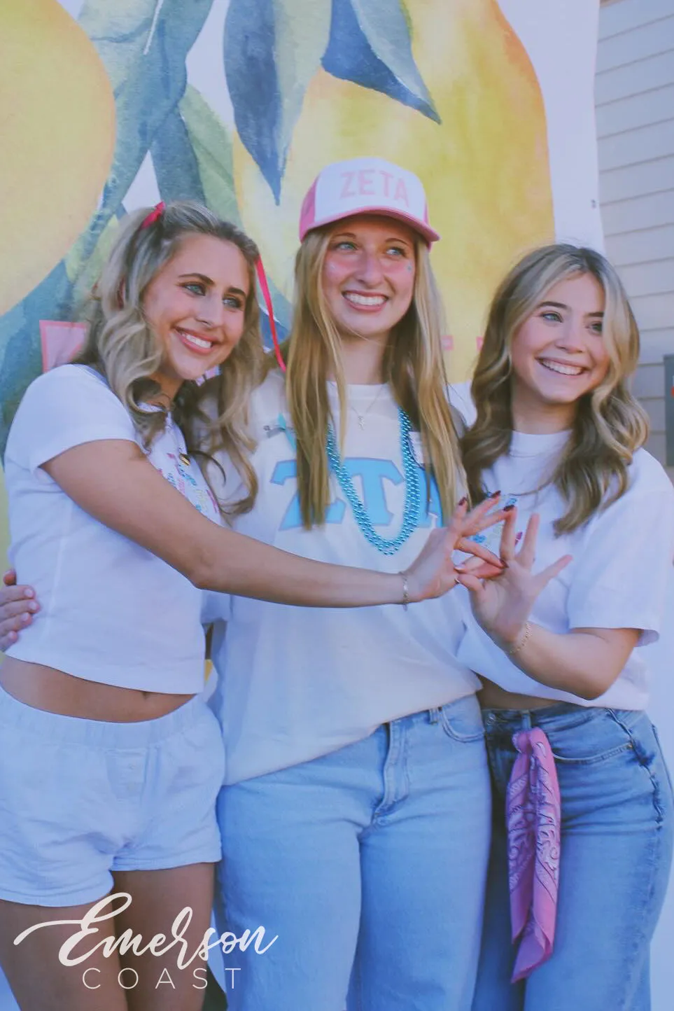 Zeta Tau Alpha Turquoise Greek Letter Bid Day Jersey