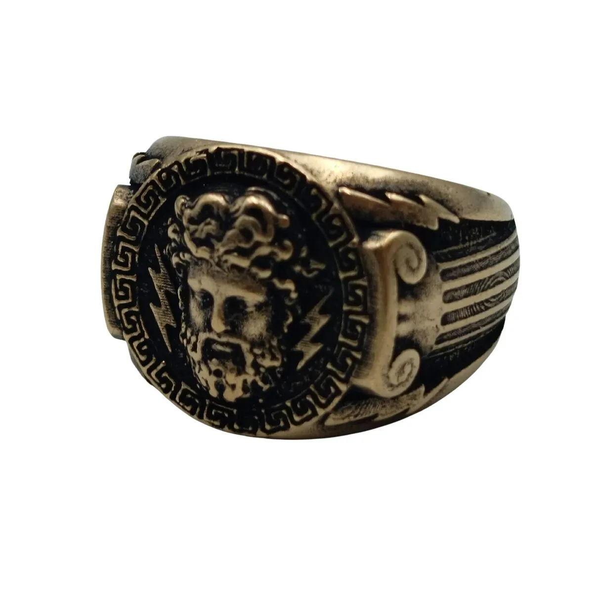 Zeus bronze ring